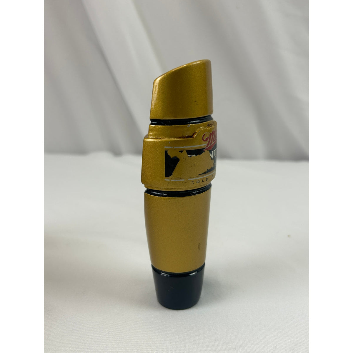 Miller Genuine Draft MGD Gold Black Beer Tap Handle Lot Large 12 Inch & Mini