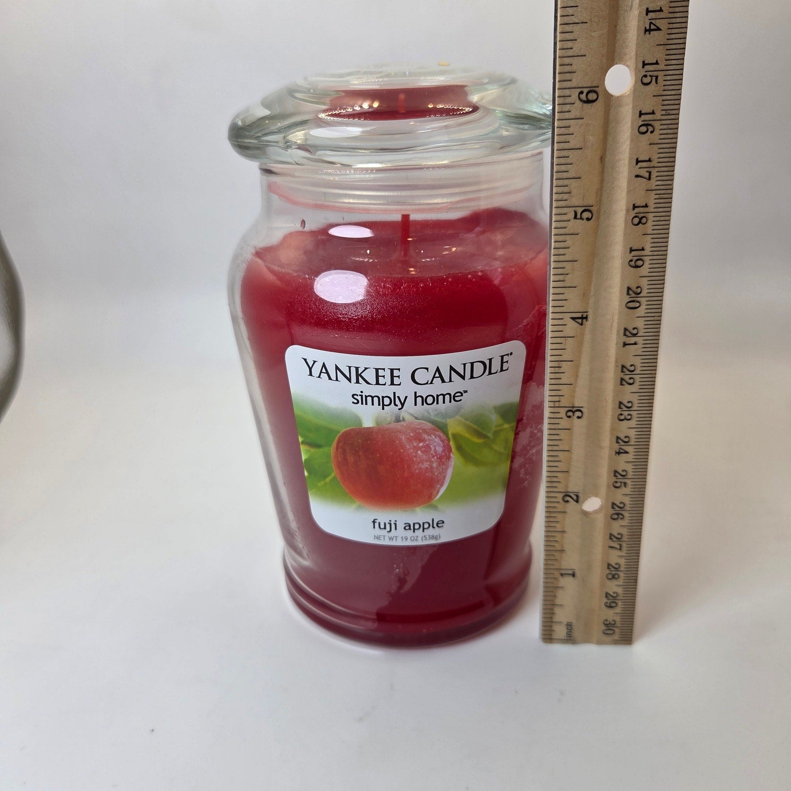 Yankee Candle Simply Home Fuji Apple 19oz Large Jar Candle Unused w Lid USA