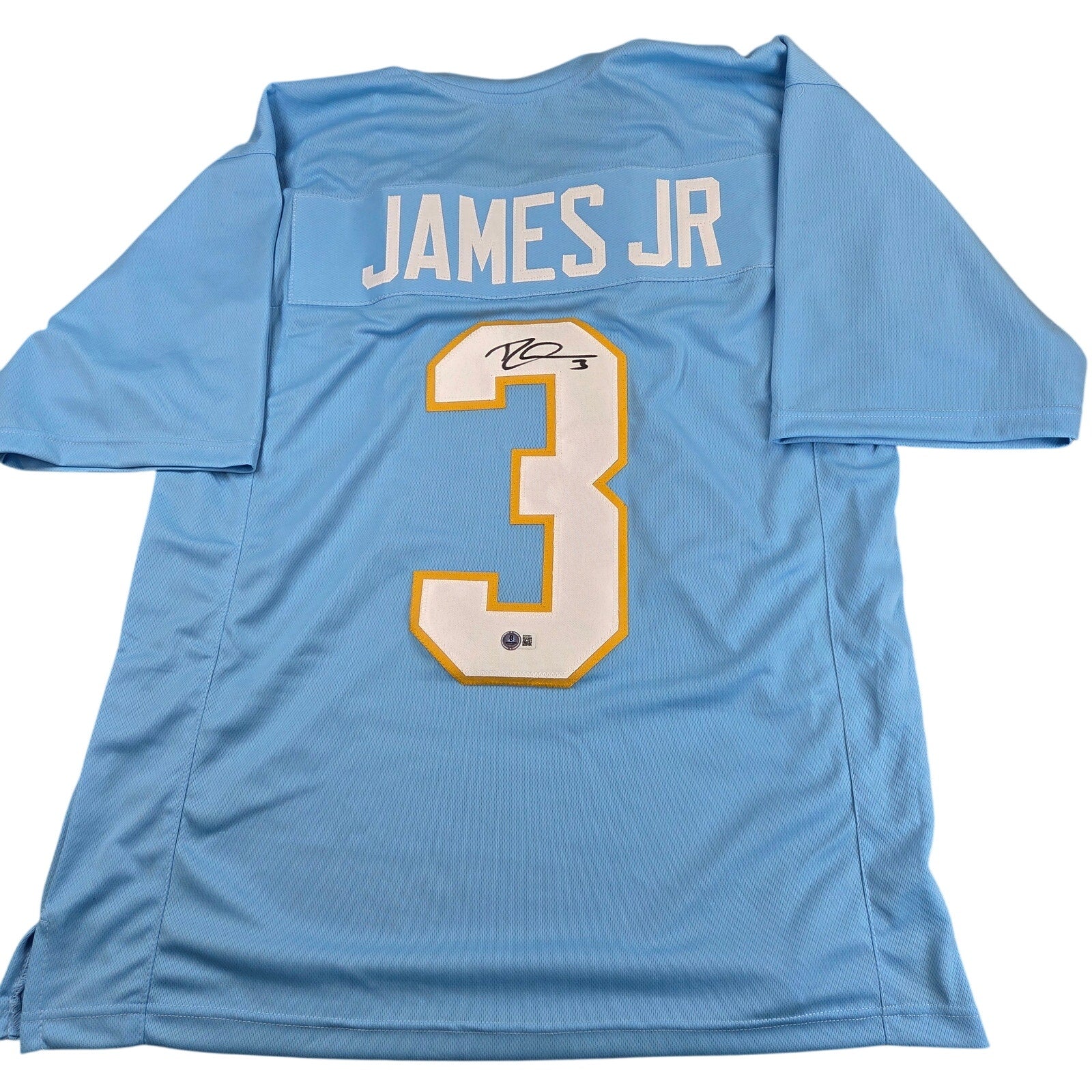 Derwin James Jr Signed Los Angeles Chargers Custom Jersey XL BAS Certified