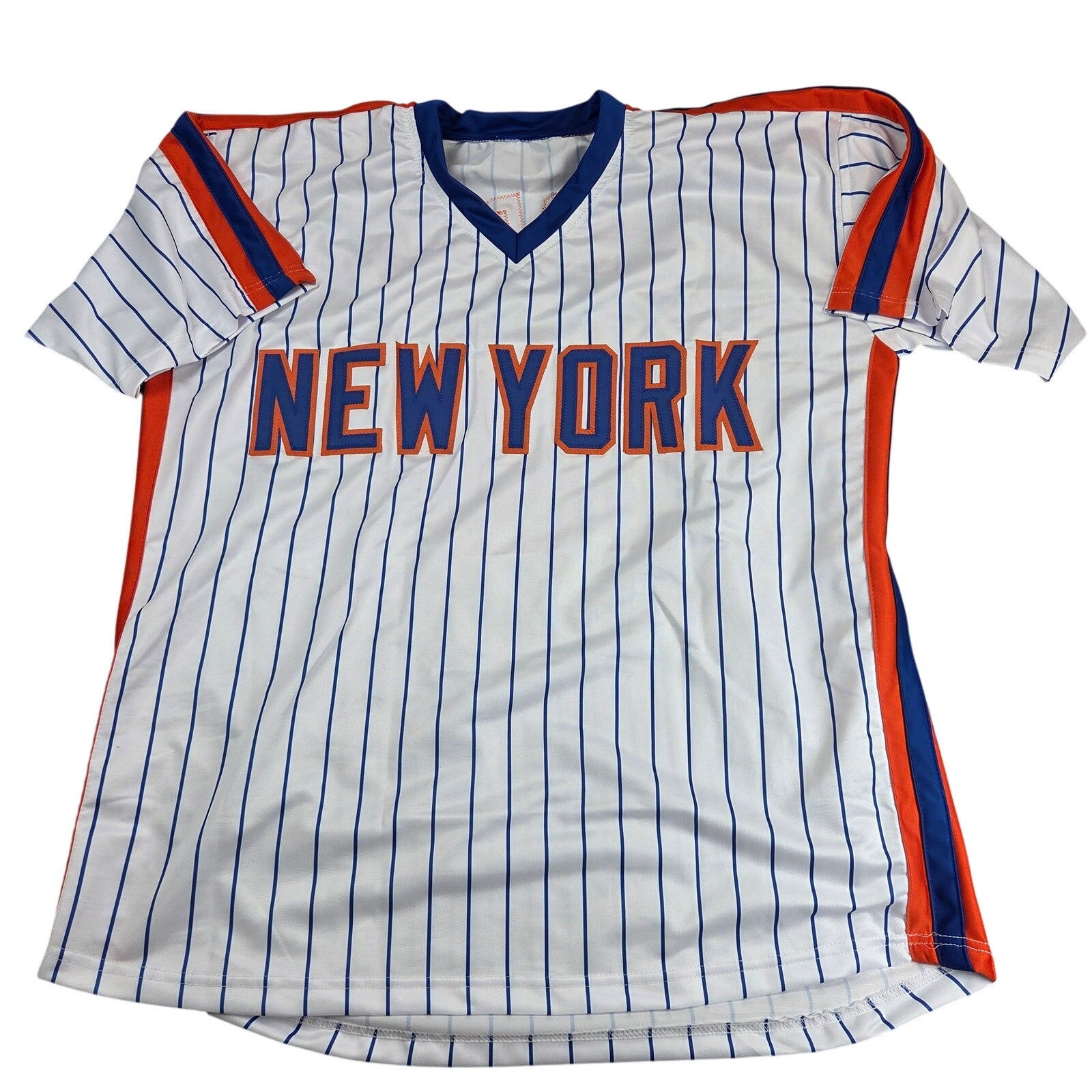 Dwight Doc Gooden Signed Custom New York Mets Jersey BAS Witness Auto