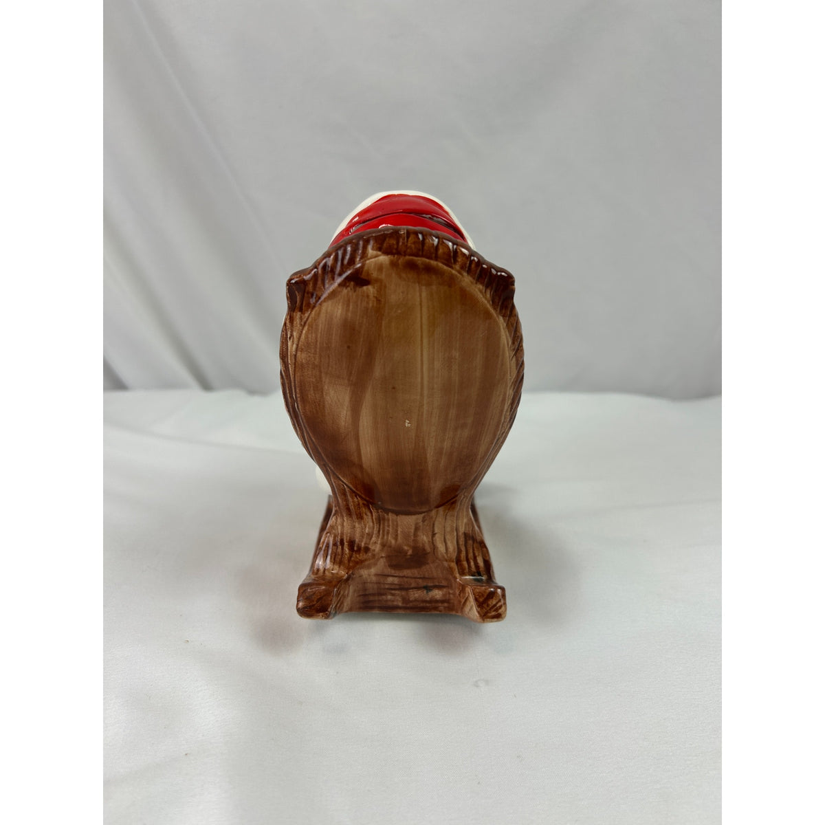 Vintage Lefton Santa Claus Christmas Fund Coin Bank Rocking Chair Japan