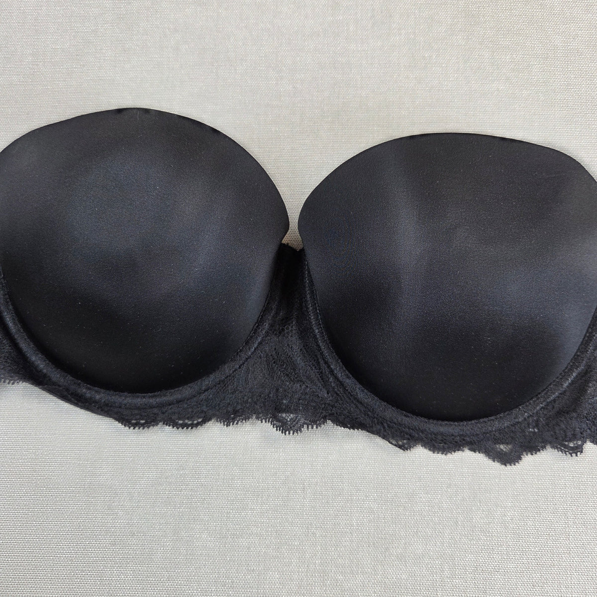 Calvin Klein Seductive Comfort Strapless Multiway Bra 36C Black QF1437 NWT
