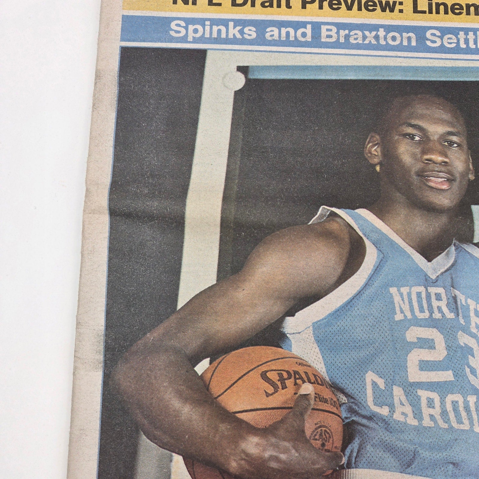 1983 Sporting News March 28 Michael Jordan 1st Cover UNC Tar Heels POY