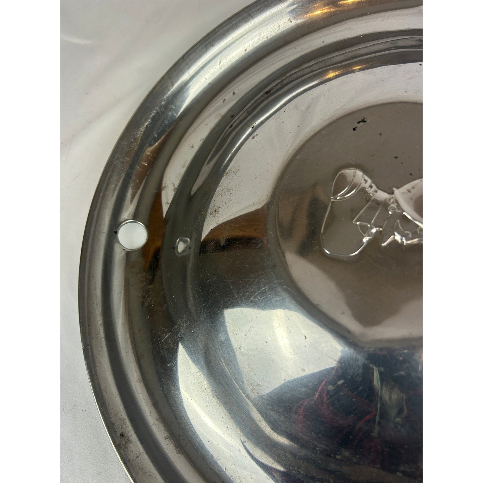 Vintage 1951–1954 DeSoto 15 Inch Chrome Hubcap Wheel Cover Part 1324552