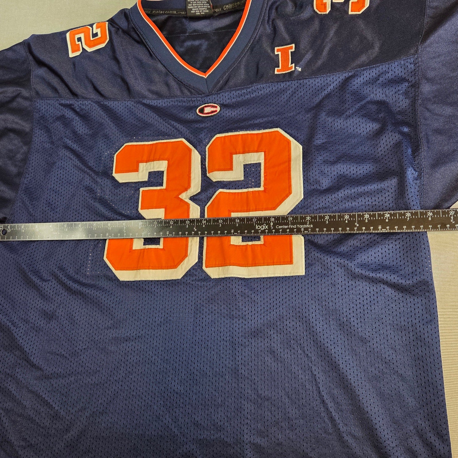 Colosseum Fighting Illini Jersey #32 XXL Vintage Chief Illiniwek Korea