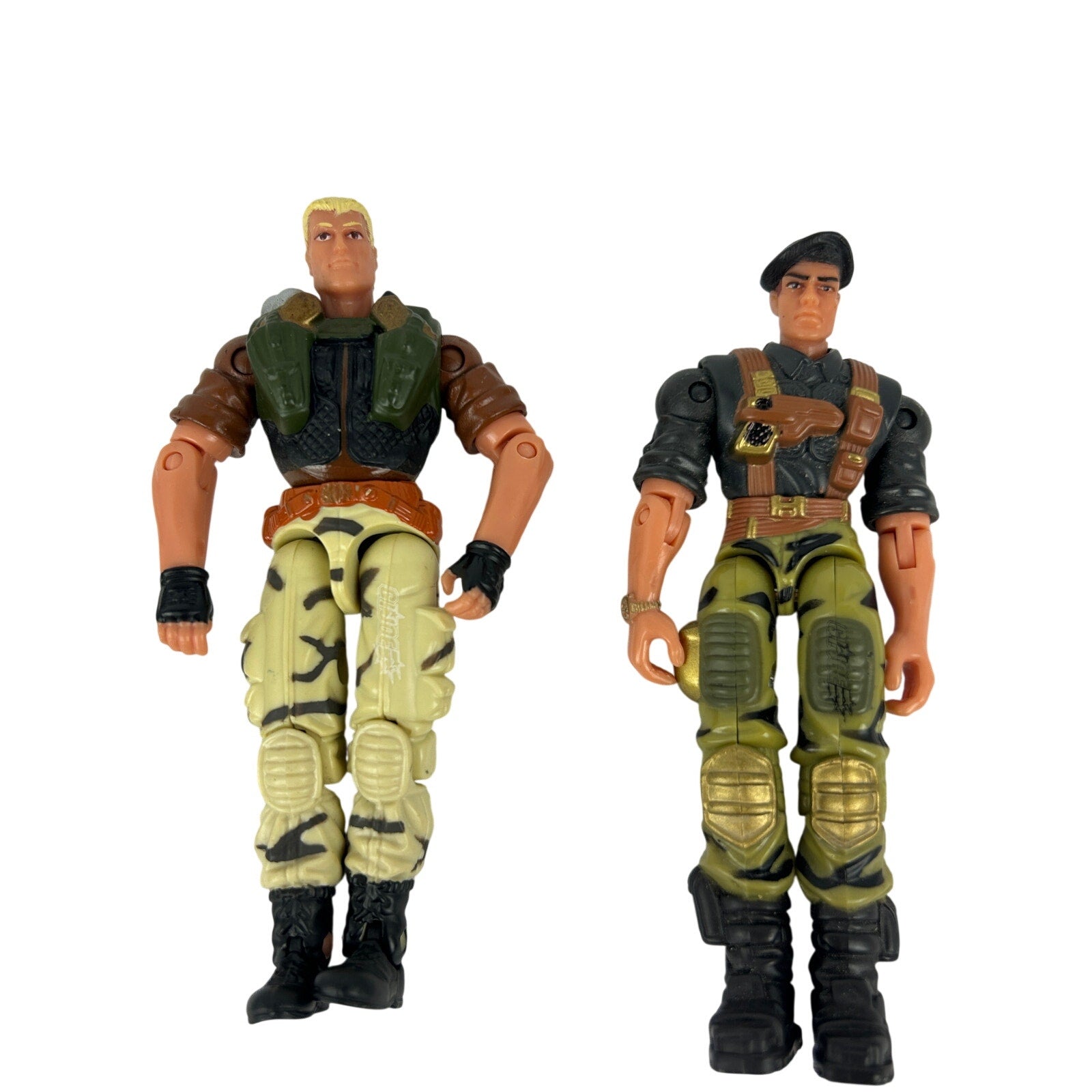 GI Joe Vintage Action Figure Lot Duke Flint Beachhead Sgt Stalker Mixed