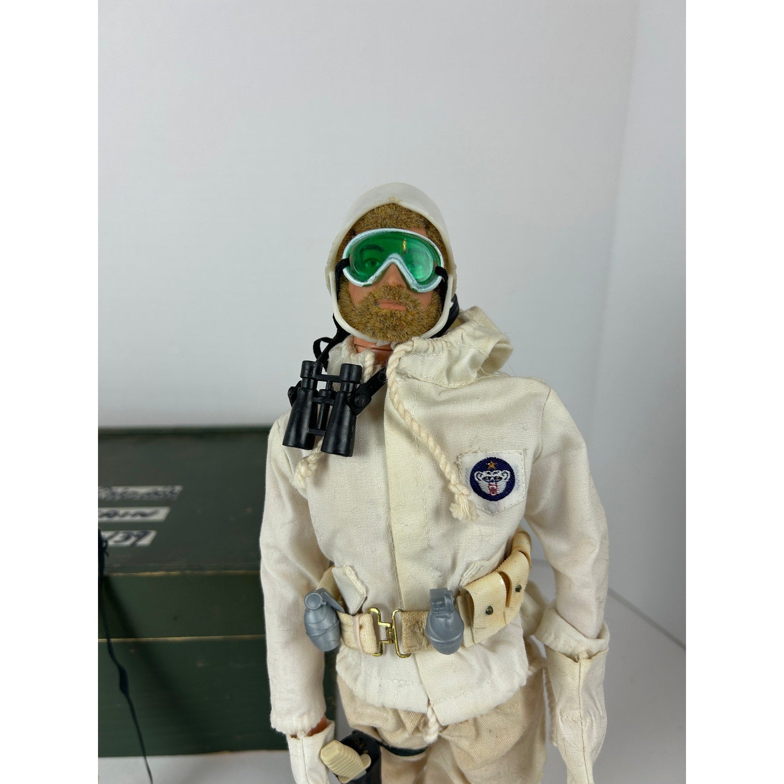 G.I. Joe 1970s Flocked Hair Ski Patrol Complete Set with Footlocker Lot