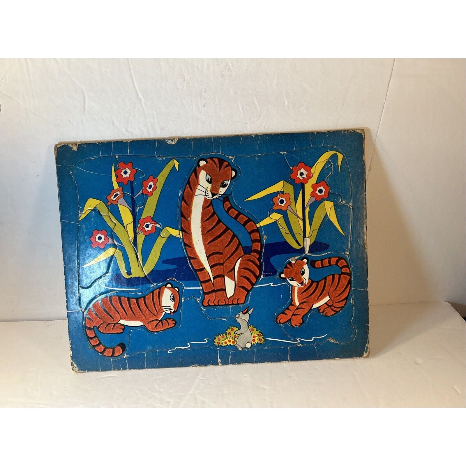 Lot Of 9 Kids Puzzles Vintage & other