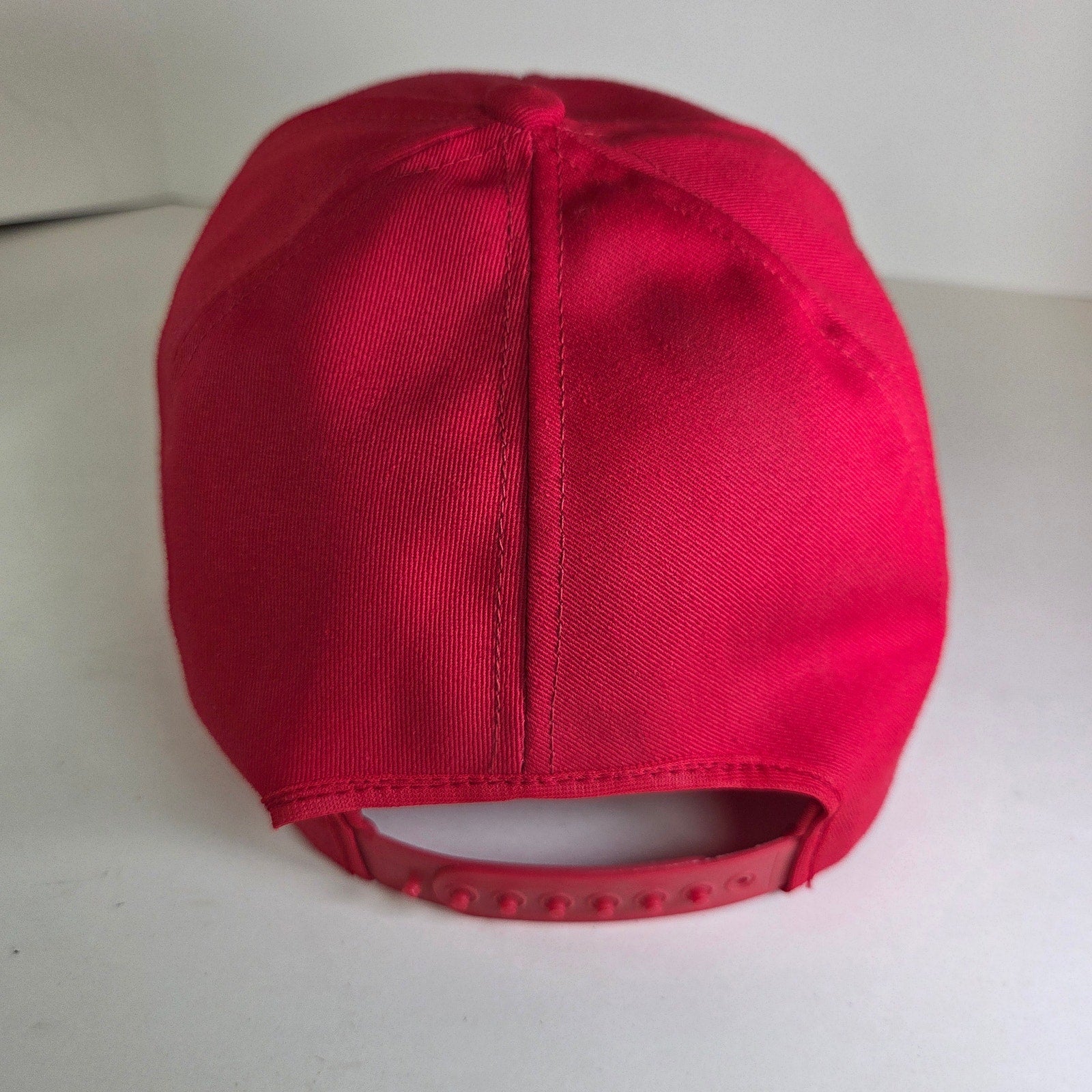 Vintage ASA (American Speed Association) Racing Snapback Hat Red Made in USA