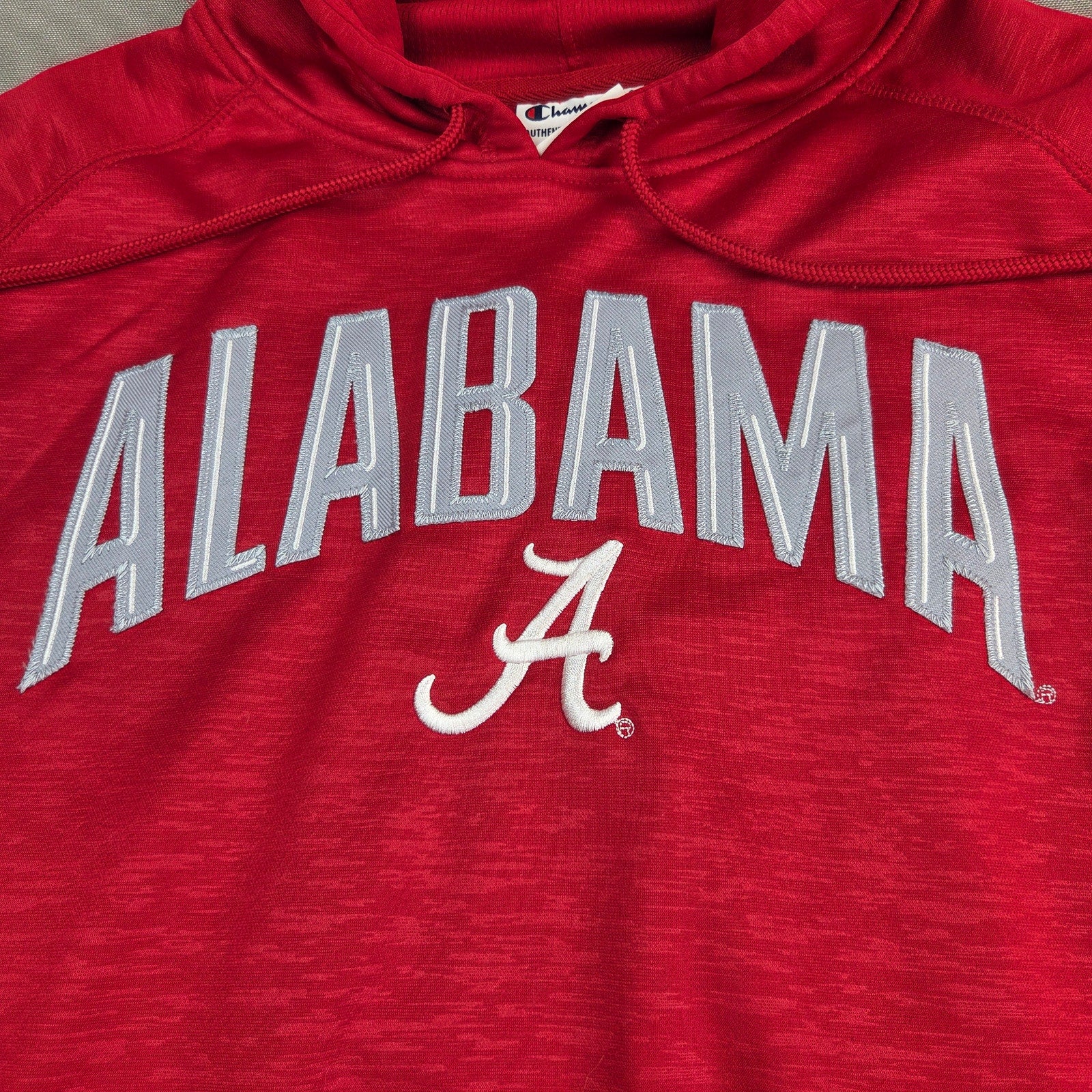 Champion Alabama Crimson Tide Hoodie Men's Medium NCAA Pullover Embroidered