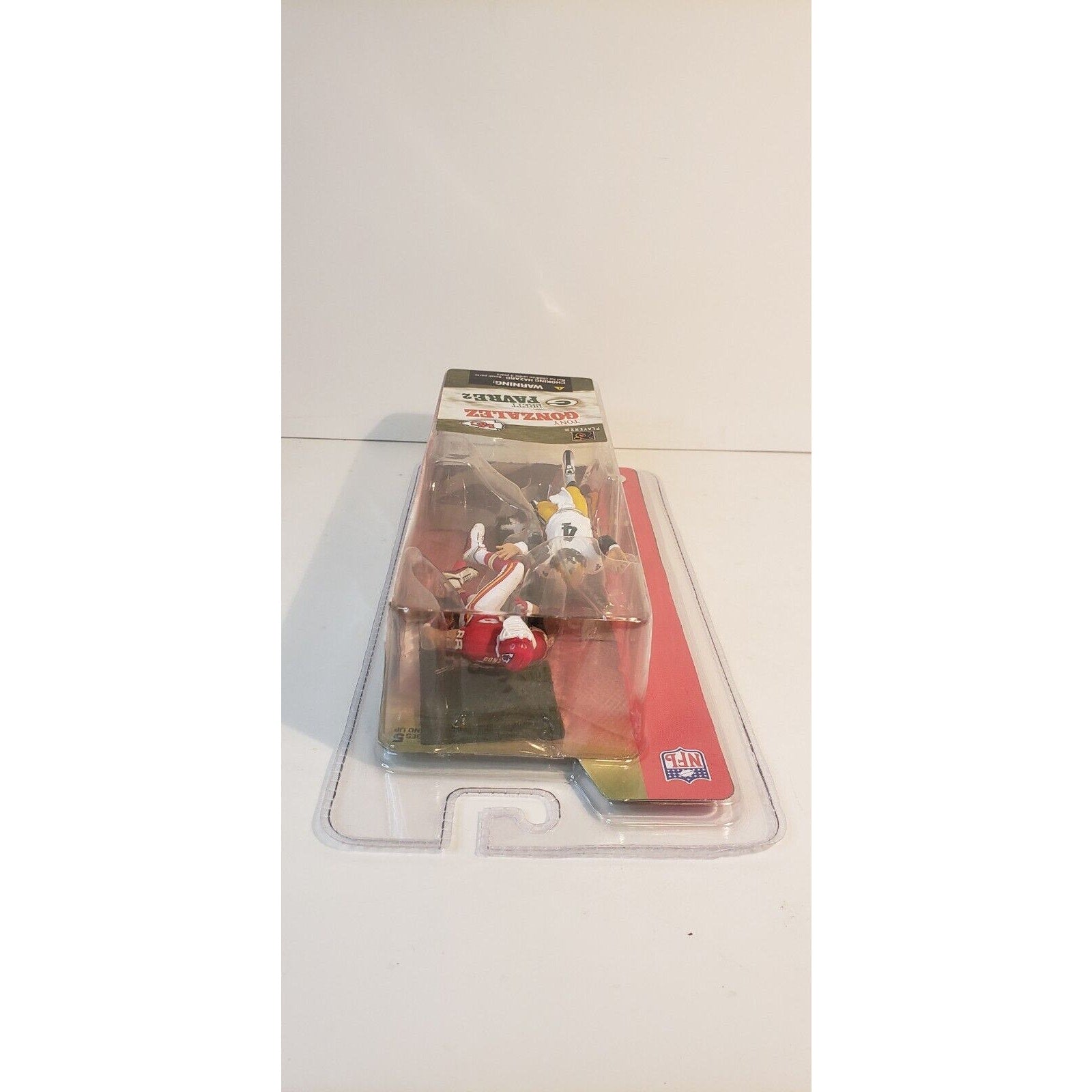 Brett Favre & Tony Gonzalez 2004 McFarlane NFL 3" 2-Pack Packers Chiefs NEW