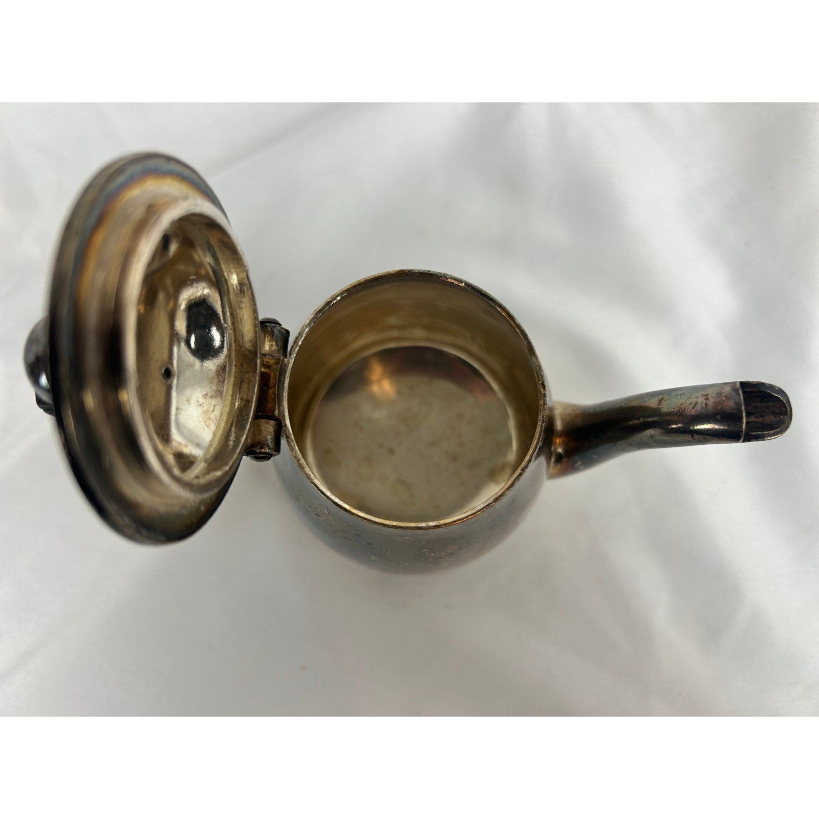 Marquette Silverplate Mini Teapot Victor S Co Creamer Coffee Pot