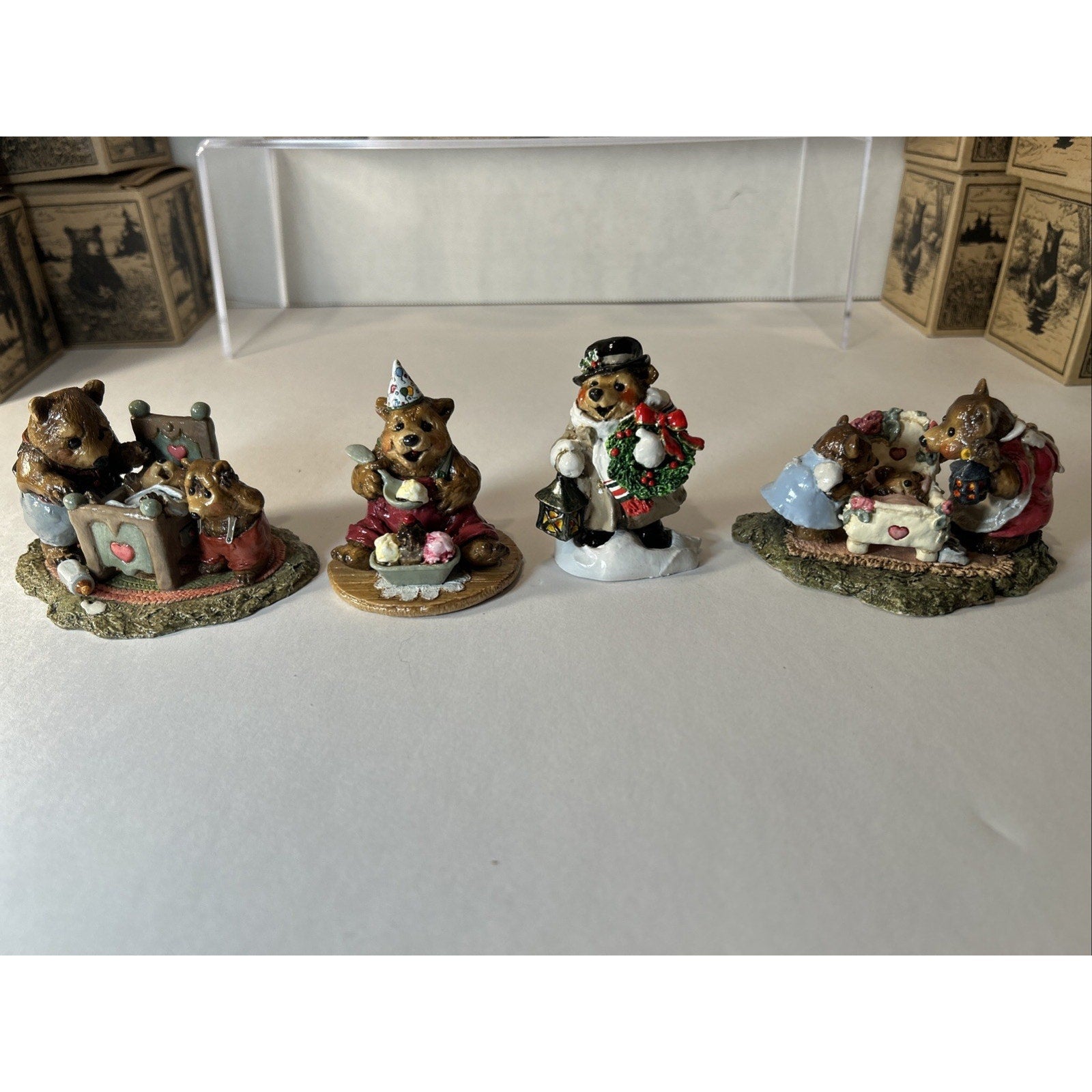 Wee Forest Folk Bear Collection BB-1–BB-16 + Wedding Bear T-09 Retired