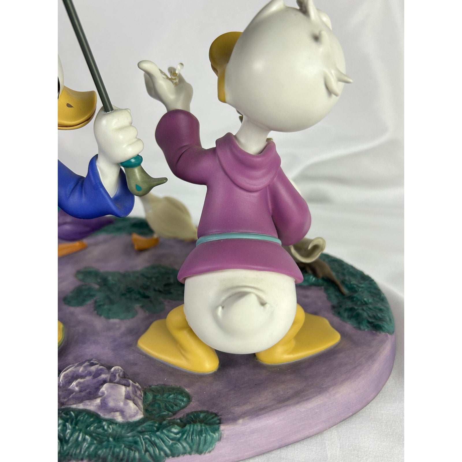 WDCC Disney Fantasia 2000 Donald Daisy Rain Scene Figurine Repair