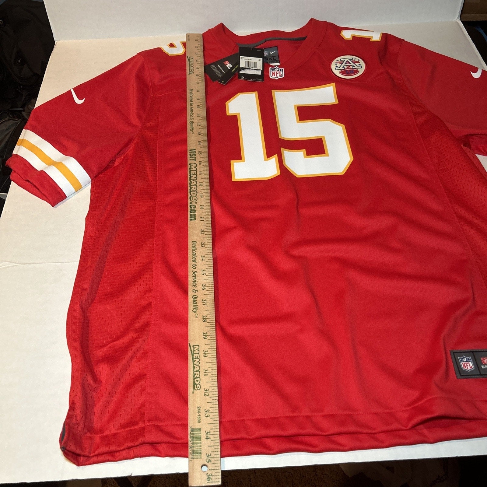 Patrick Mahomes Kansas City Chiefs Nike NFL On Field Jersey Color Red Size XXXL