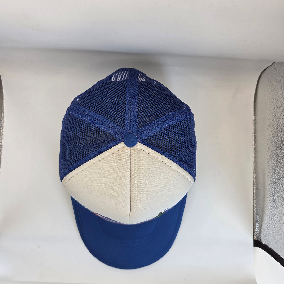 Vintage Nissin Arizona Eagle Cactus Foam Mesh Trucker Hat Snapback Rope Cap