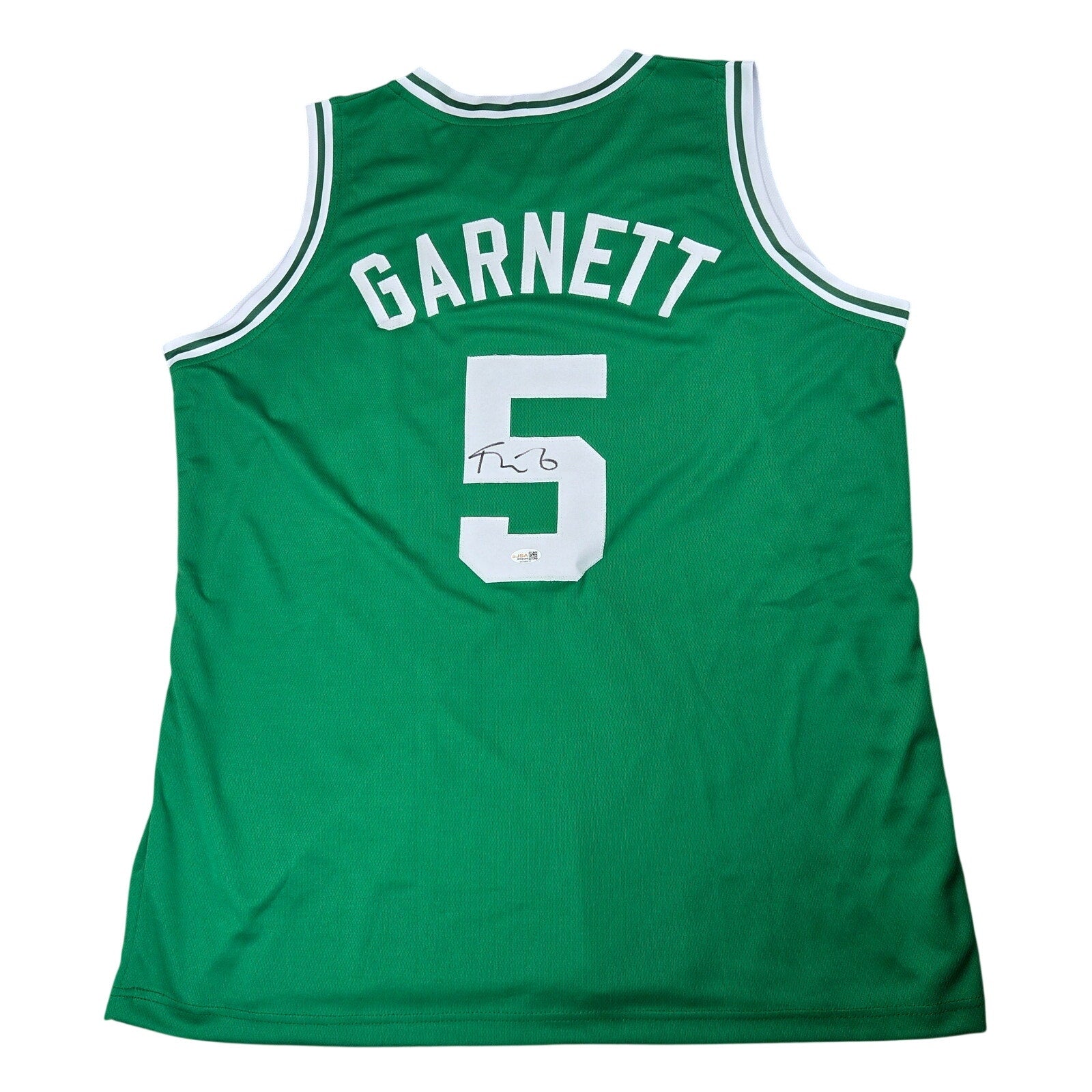 Kevin Garnett Signed Boston Celtics Custom Basketball Jersey JSA Witness Auto