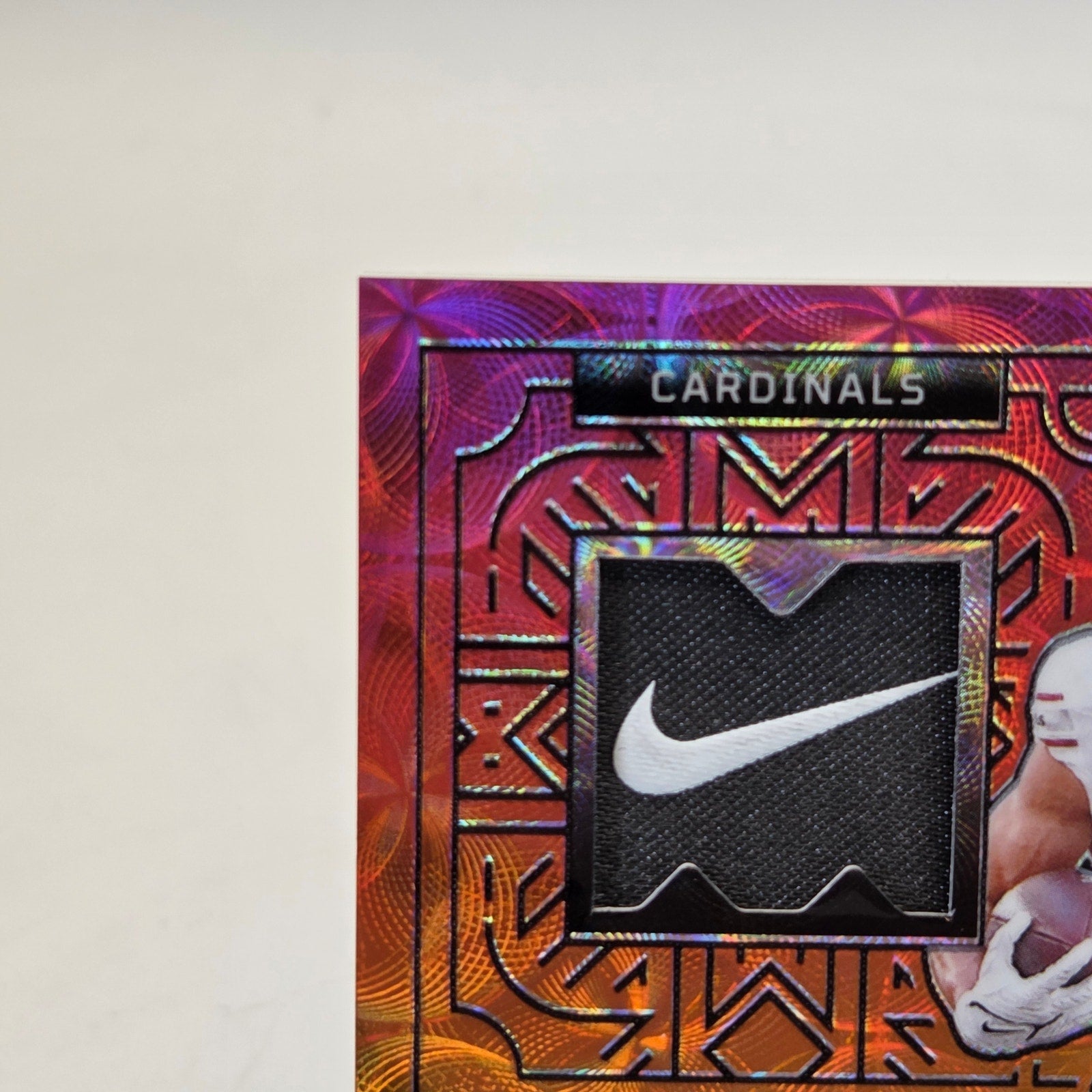 2024 Panini Obsidian Michael Wilson Nike Swoosh Patch Auto /6 Cardinals