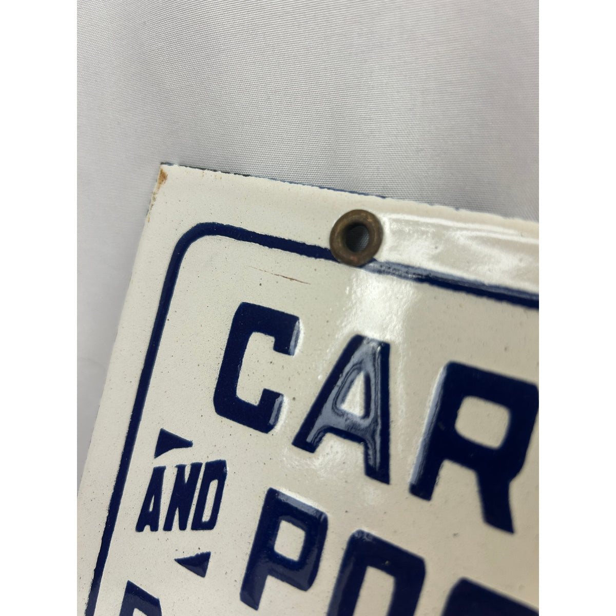 Piedmont Cigarettes Brunswick Billiards Porcelain Advertising Sign 30 Inch