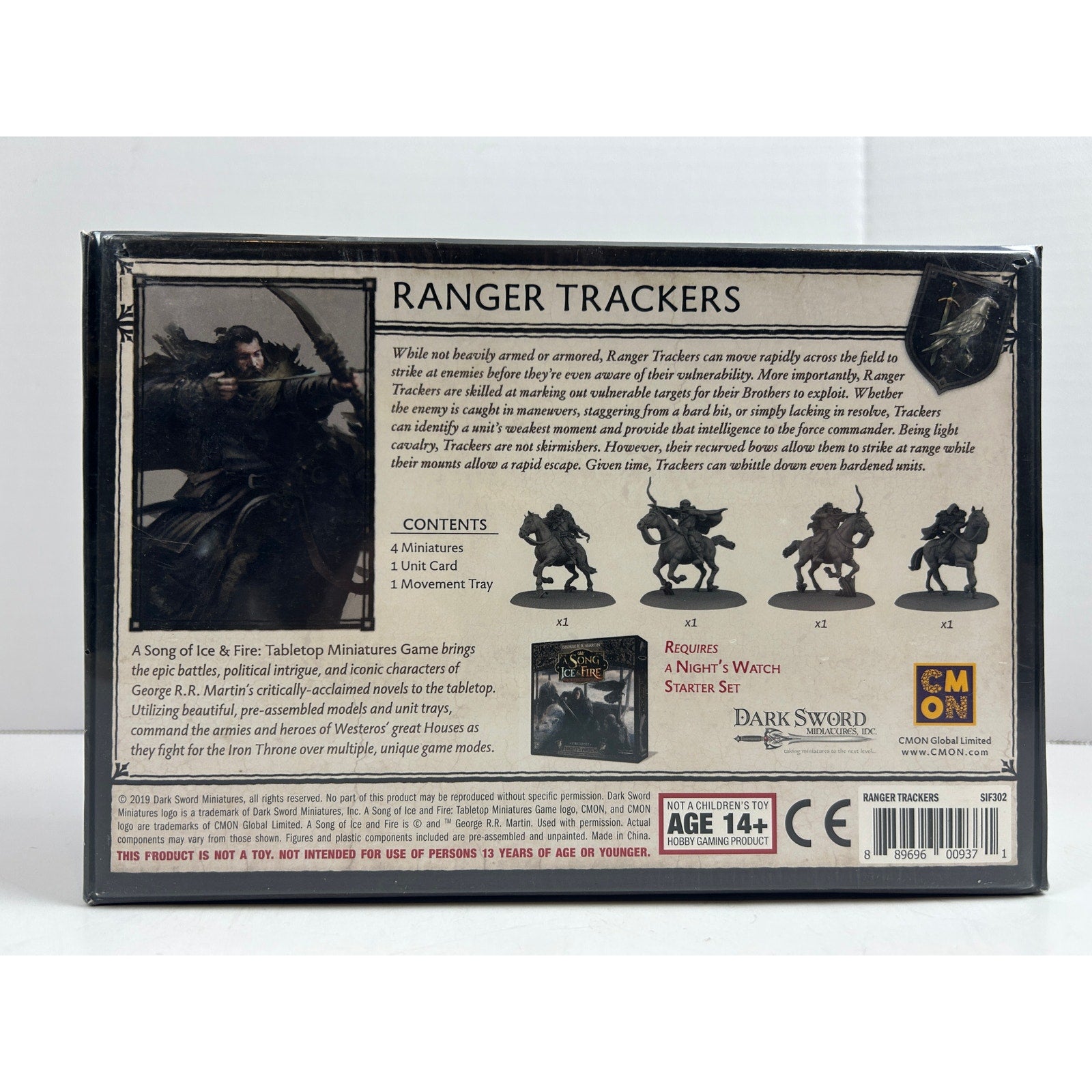 Song of Ice & Fire: Nights Watch Ranger Trackers Unit - New, Sealed