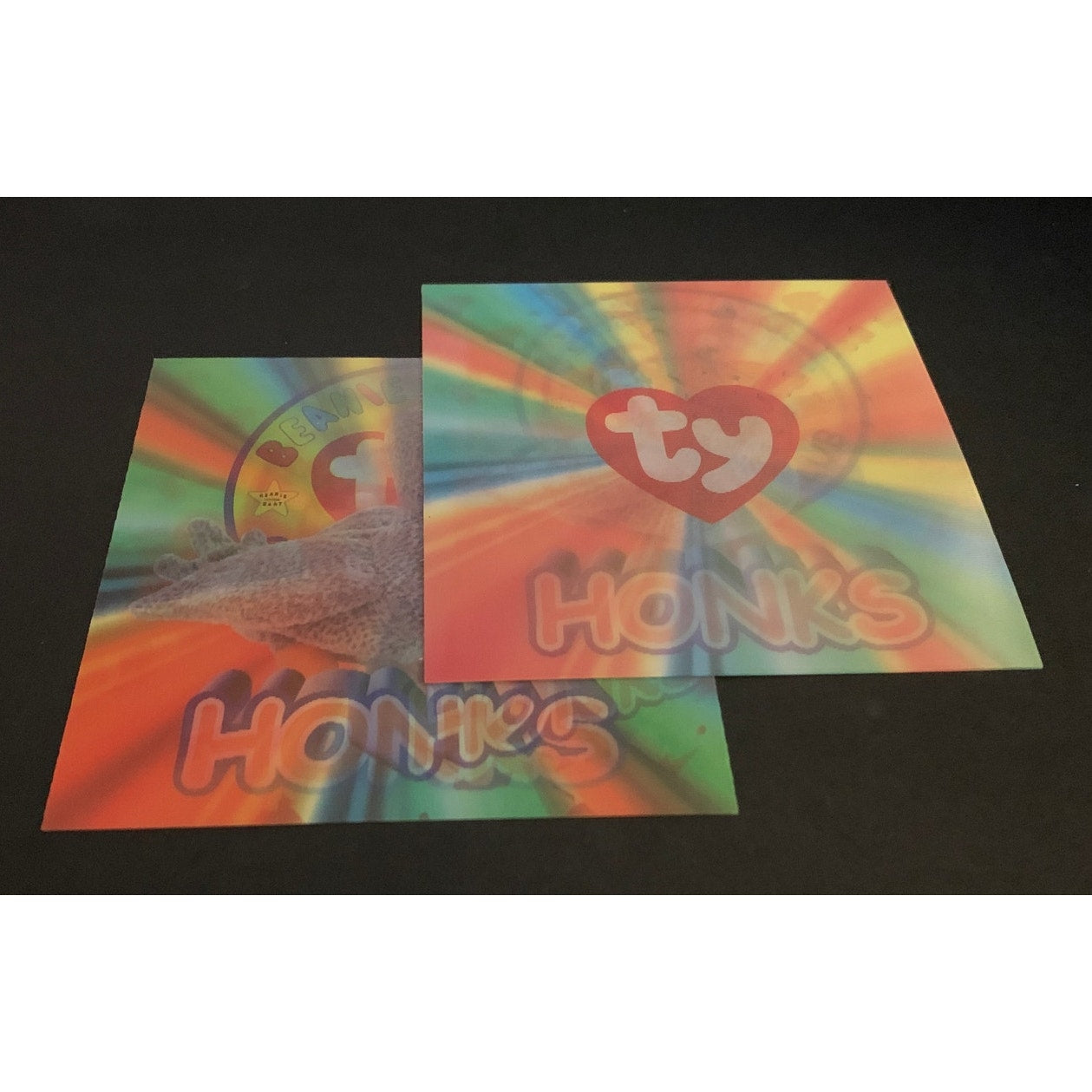 1999 Ty Beanie Babies BBOC Series 4 Lenticular Hologram Card Lot Of 21