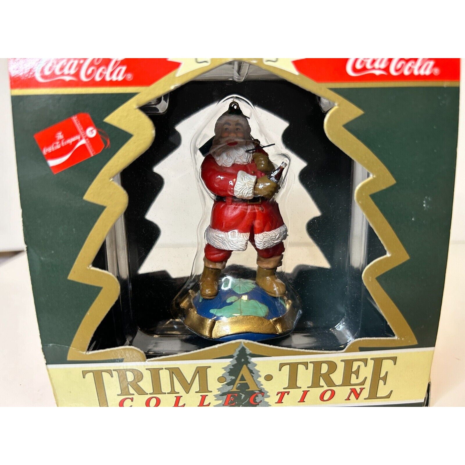 Coca-Cola Trim-A-Tree Collection Ornaments Set of 2 – Vintage 1990s x95