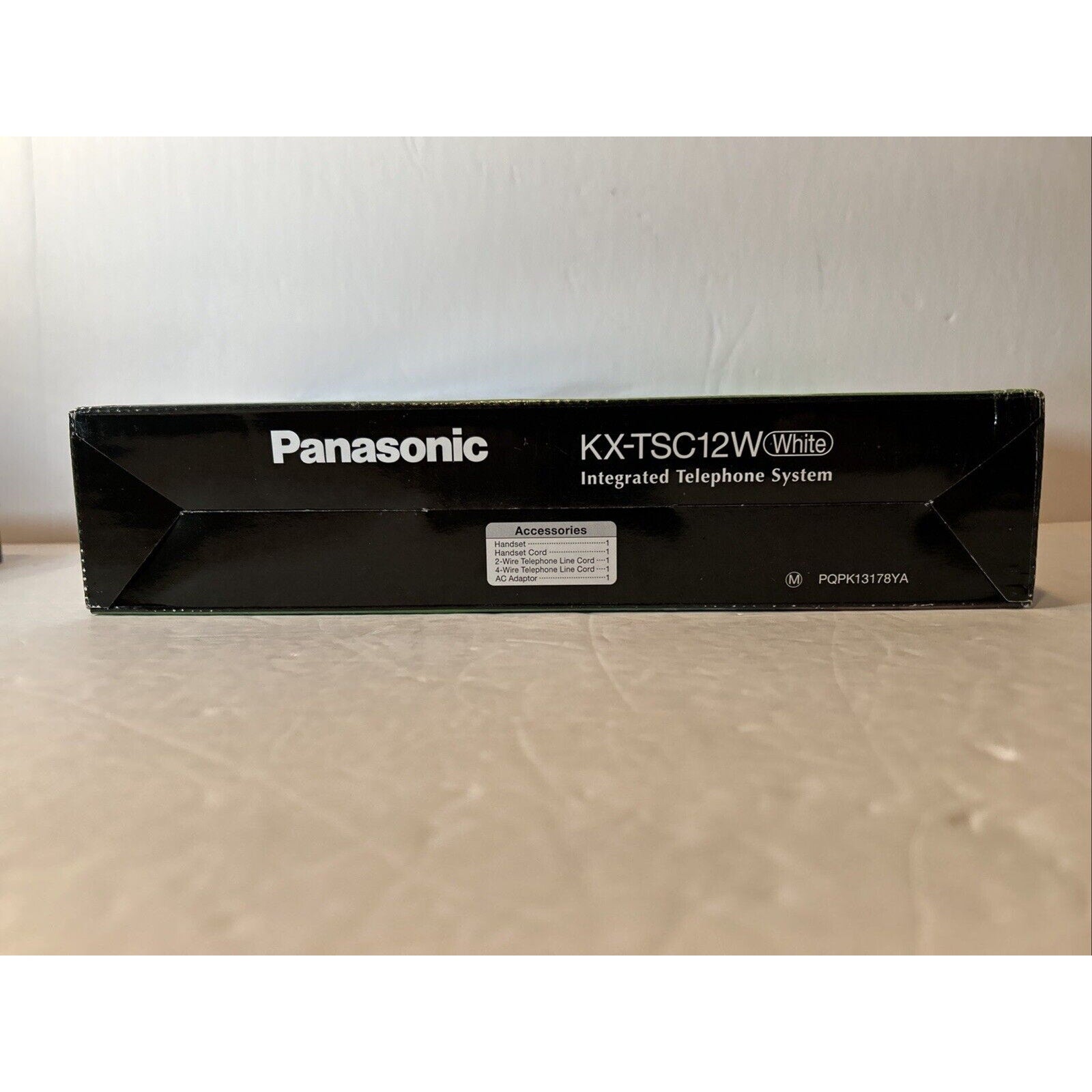 Panasonic KX-TSC12W Corded Landline Phone Caller ID 2-Line System White NIB