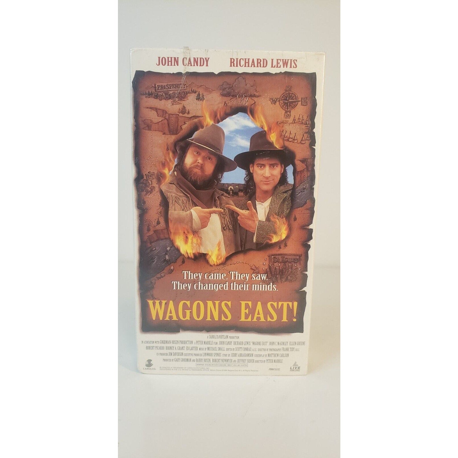 Wagons East! VHS New Sealed 1994 John Candy Richard Lewis