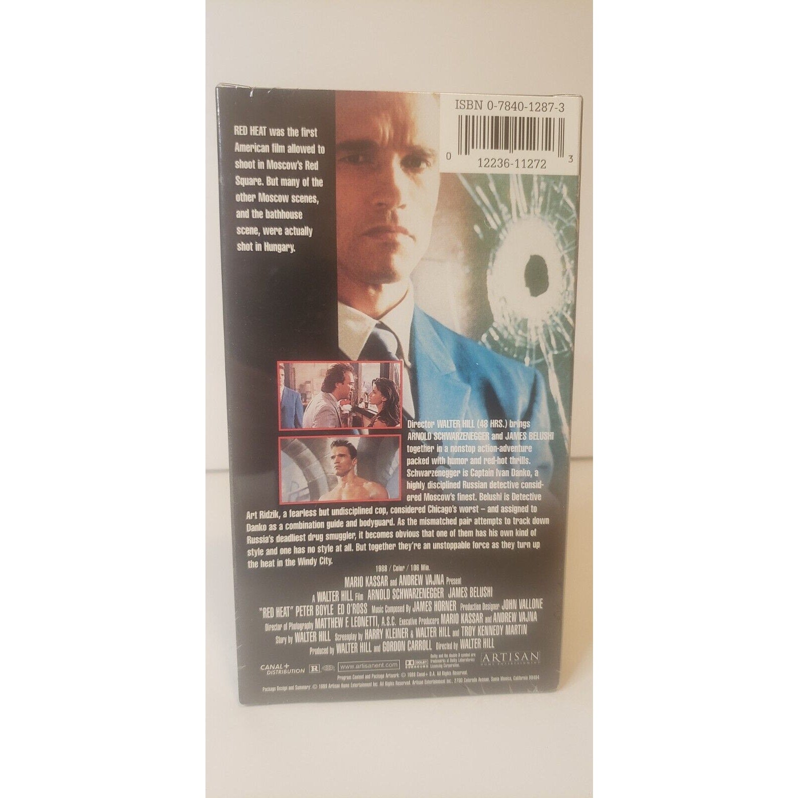 Red Heat VHS New Sealed 1997 Schwarzenegger Belushi