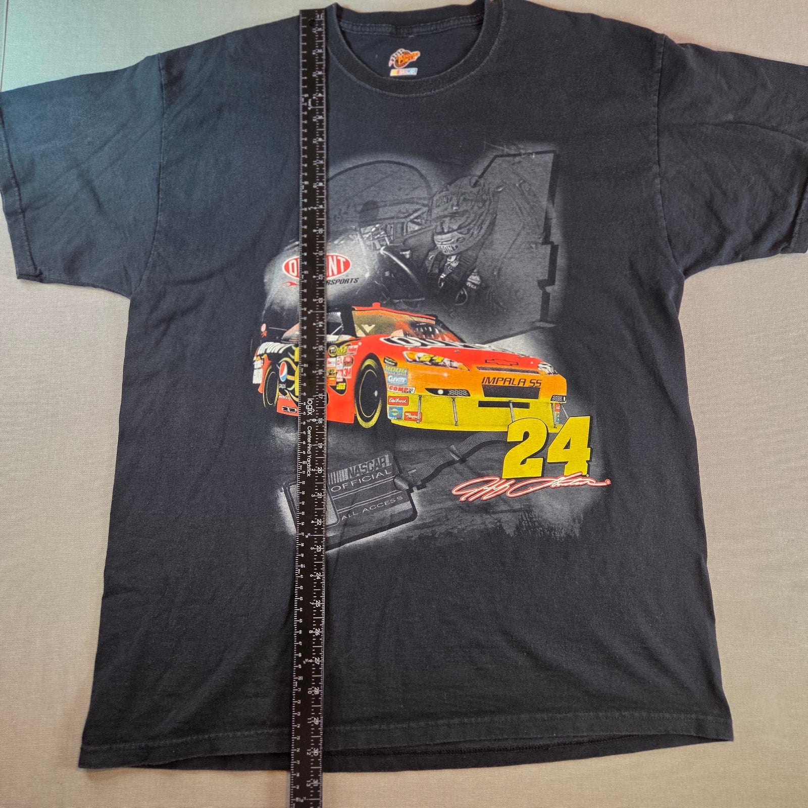 Jeff Gordon #24 DuPont NASCAR Winner’s Circle Graphic Tee Shirt XL Black