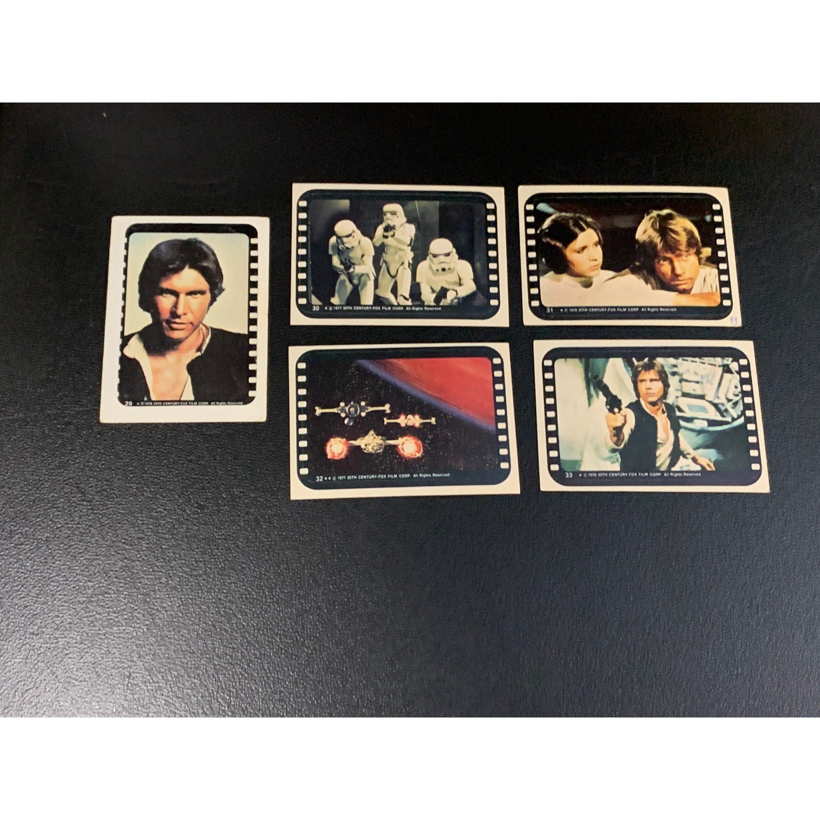 1977 Topps Star Wars Series 3 Yellow Border Complete 66 Card Set With Stickers