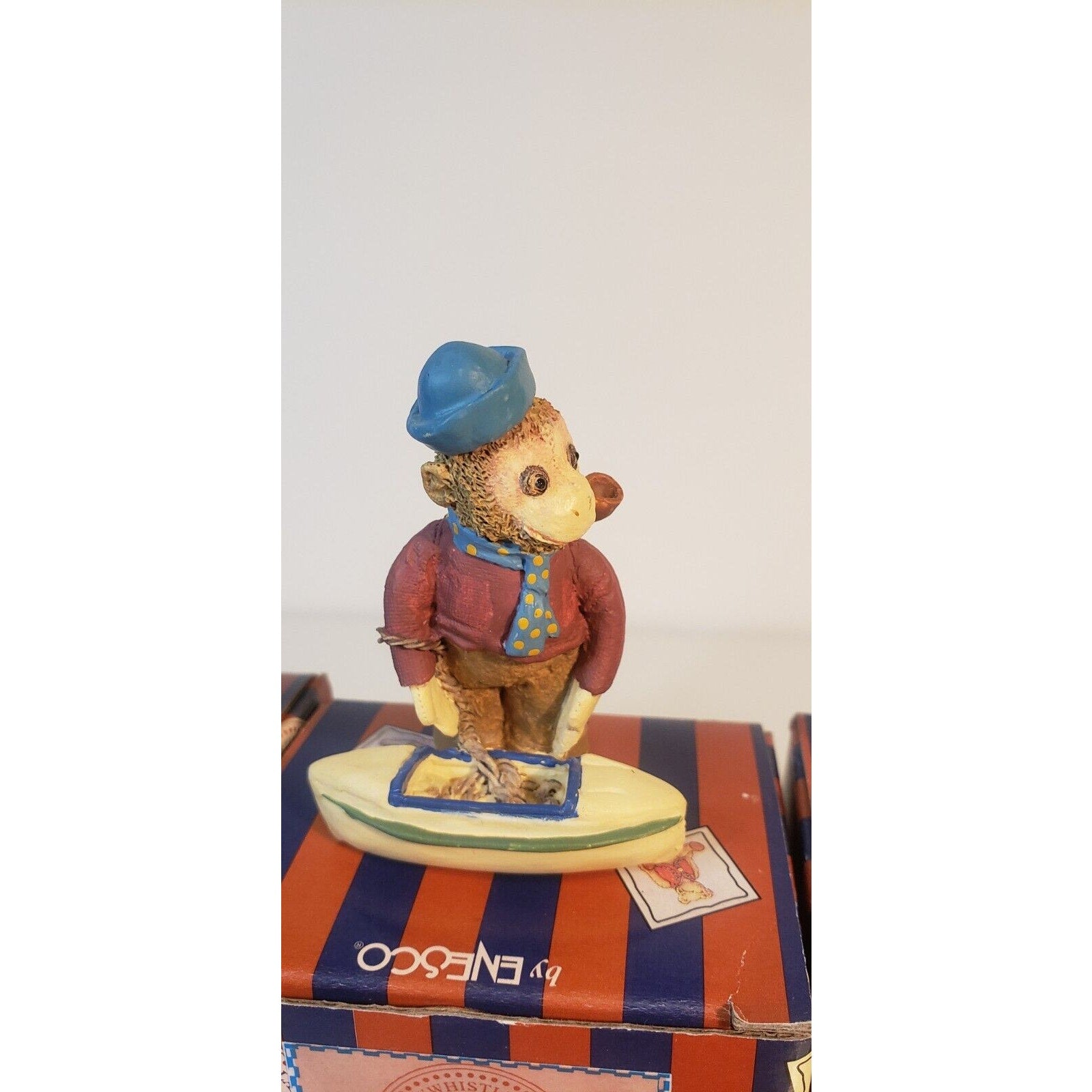 Enesco Pennywhistle Lane Lot of 3 - Stanley Bear, Jangles the Jester, Sam Monkey