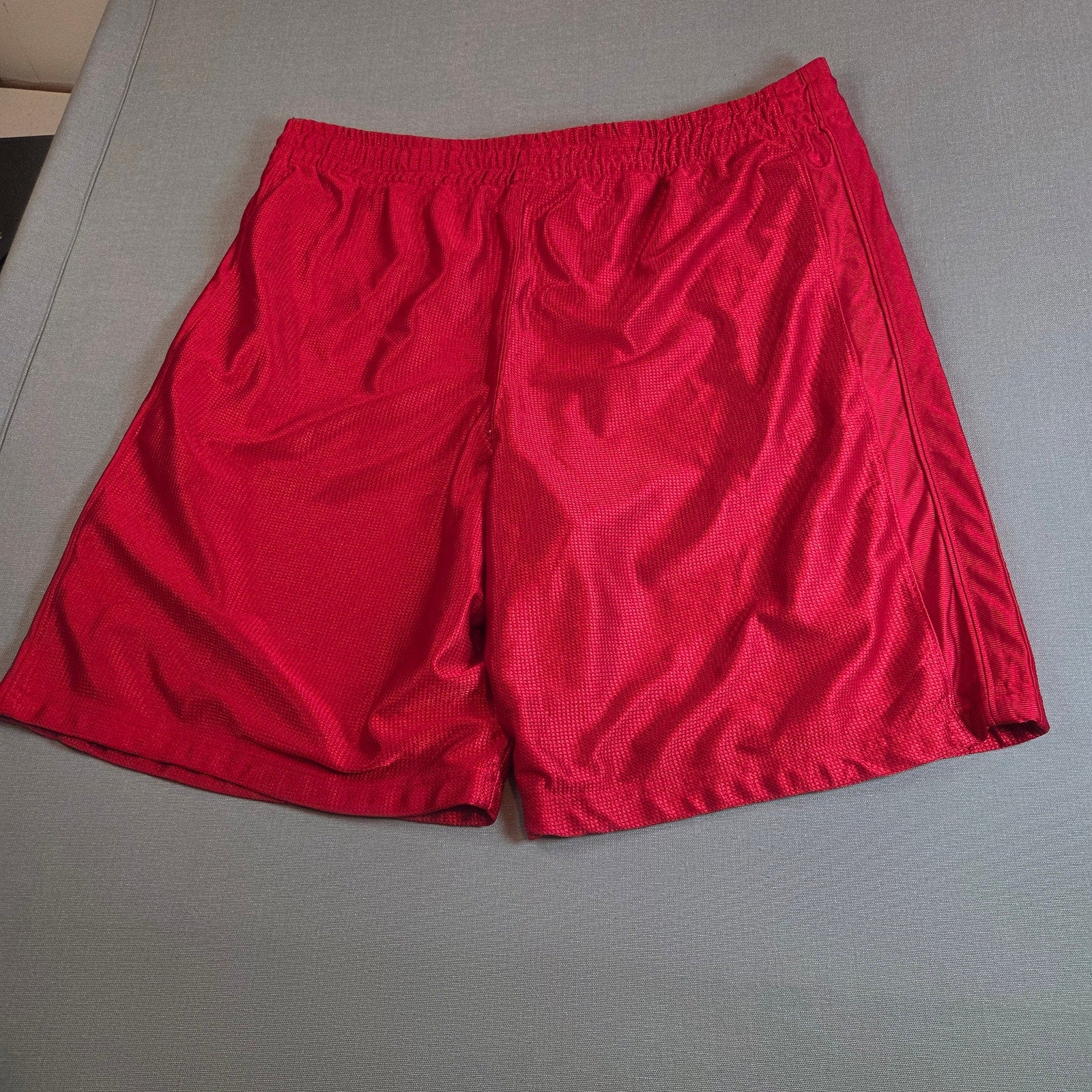 NBA Elevation Red Mesh Shorts Men’s XL Basketball Athletic Drawstring Poly