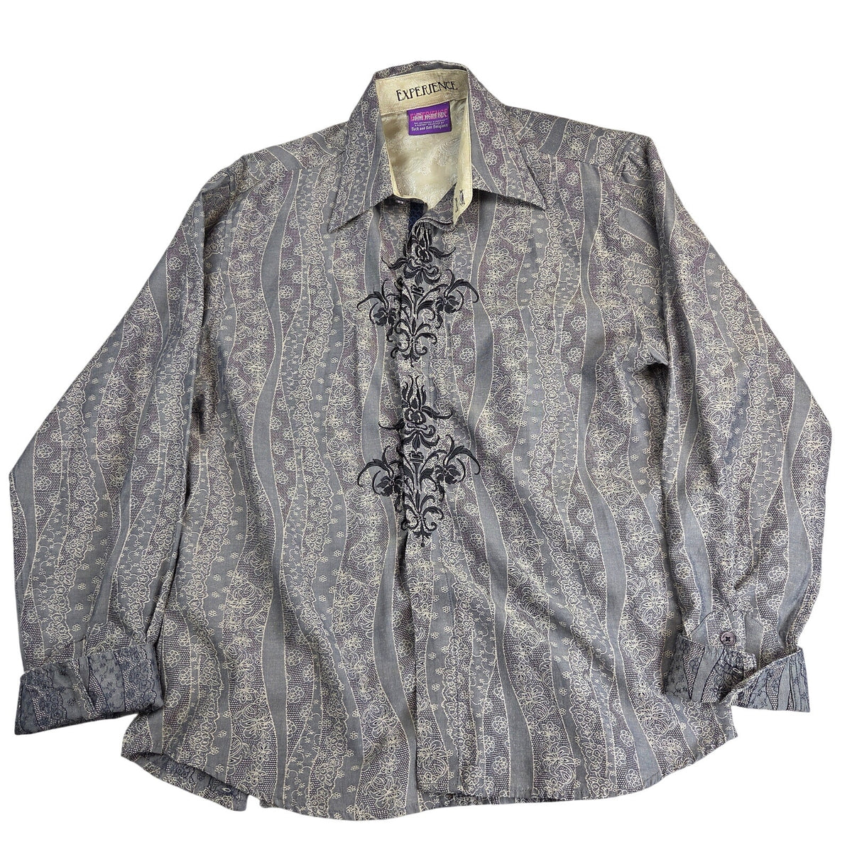 Rock and Roll Religion Jimi Hendrix Experience 2005 Embroidered Button Shirt