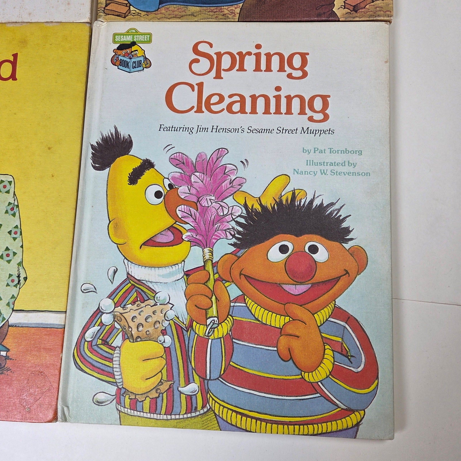 Sesame Street Vintage Book Lot 5 HC Books w Pop-Up Alphabet Book 1977