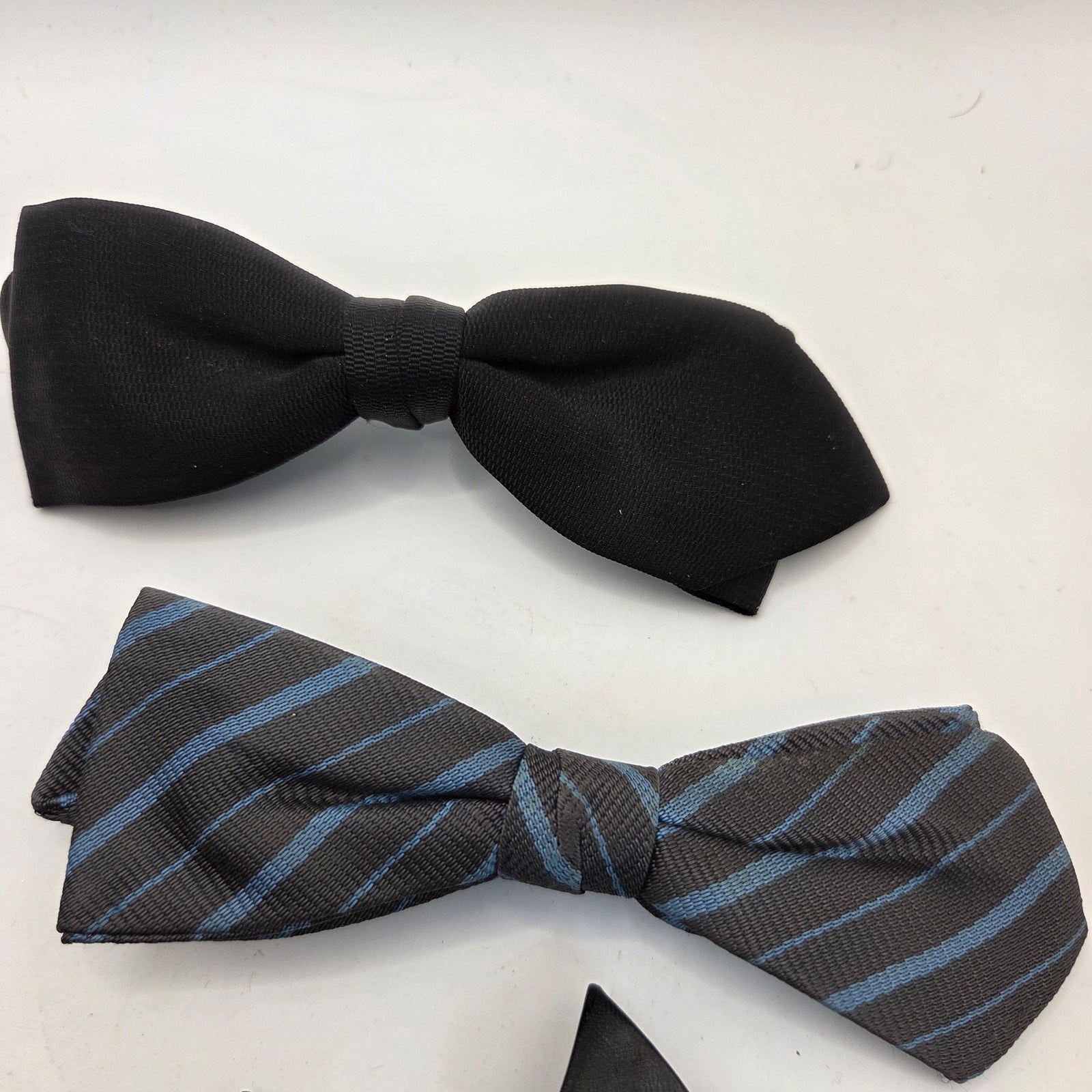 Vintage 1950s–70s Boys Clip-On Bow Tie Lot of 7 Royal Ormond Beau Clip