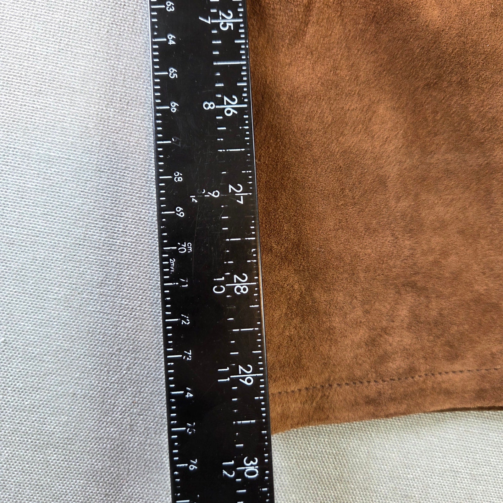 Lauren Ralph Lauren Leather Pants Womens 8 Straight Leg Suede Soft