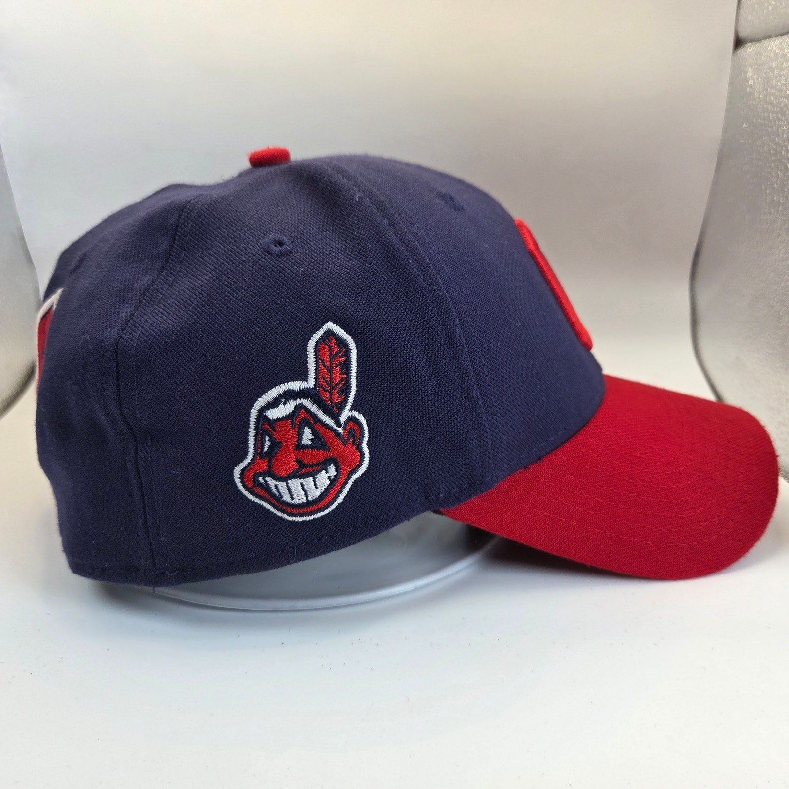 Rare Discontinued New Era Logo Elements Cleveland Indians Chief Wahoo L/XL Hat