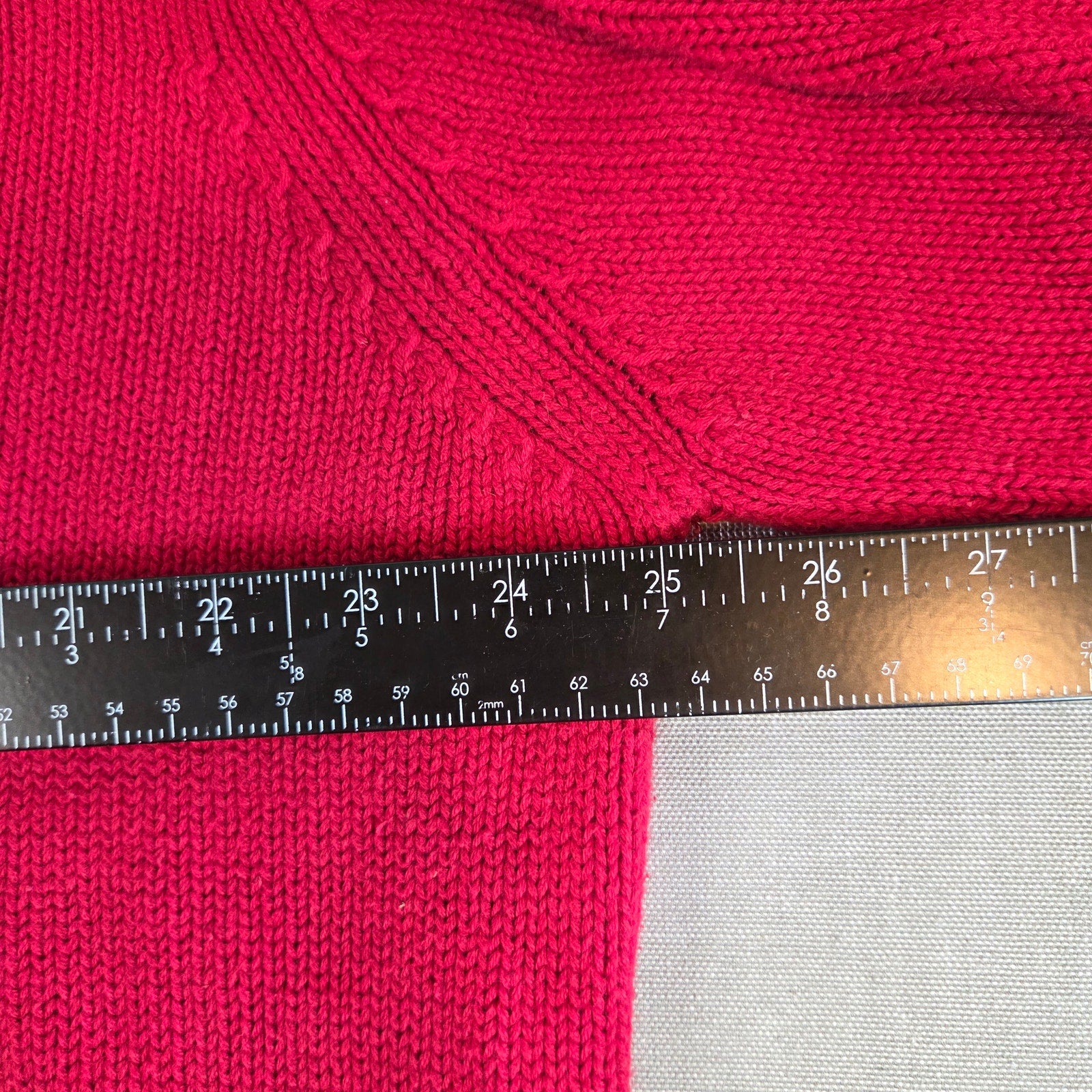 Vintage Chaps Ralph Lauren XXL Red Cotton Crewneck Sweater Hong Kong